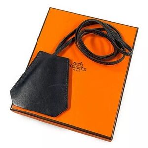 EXTREMELY RARE Margiela for HERMES 1998 Leather Clochette Key holder Necklace